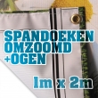 Spandoeken (omzoomd+oog) 1m x 2m